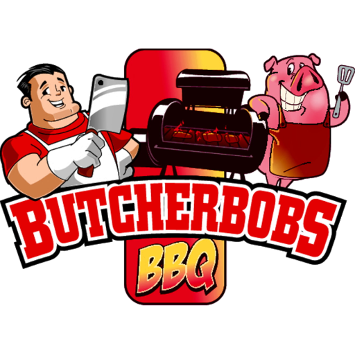 A logo of butcherbobs bbq
